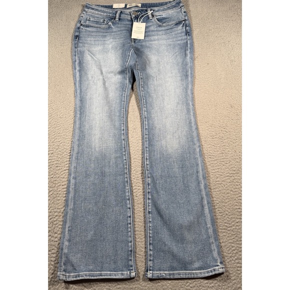 Buckle Denim - BKE Stella Jeans Womens 31L 31x34 Medium Wash Bootcut Slim Fit Low Rise Stretch